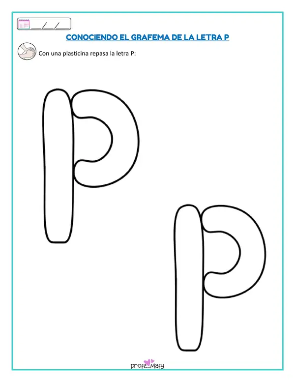 Cuadernillo letra P