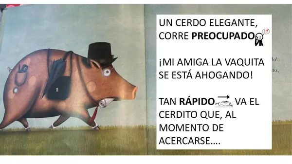 libro adaptado: ¿ahora que va a pasar?