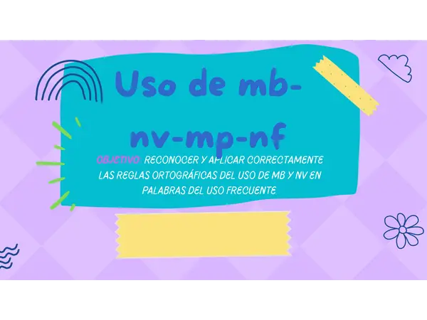 Reglas de acentuación NV- MB -MP - NF 