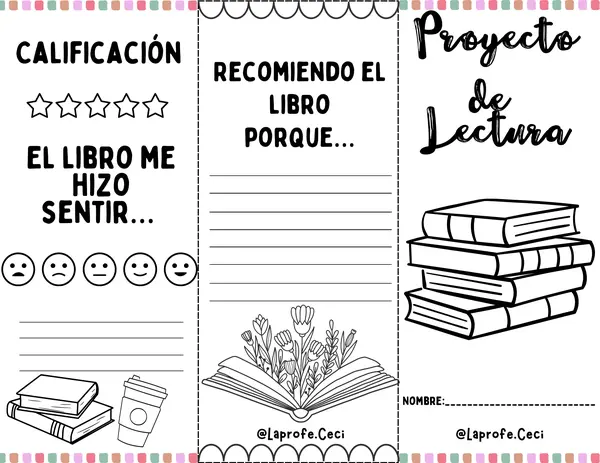 Tríptico de Lectura 📖 