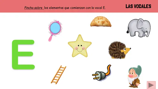 Primero Básico Refuerzo vocales