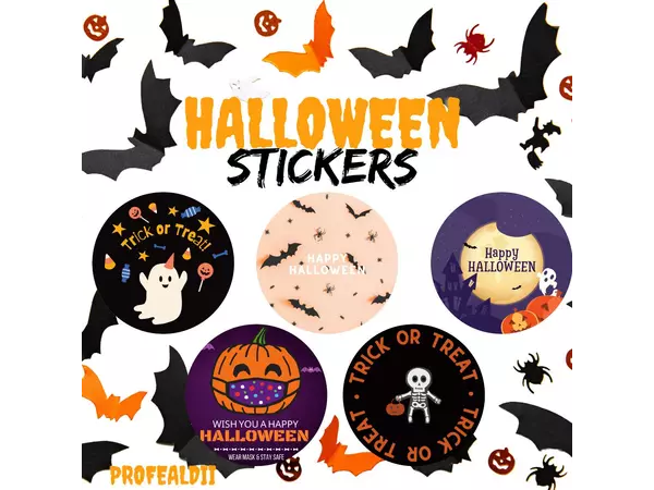 HALLOWEEN STICKERS.