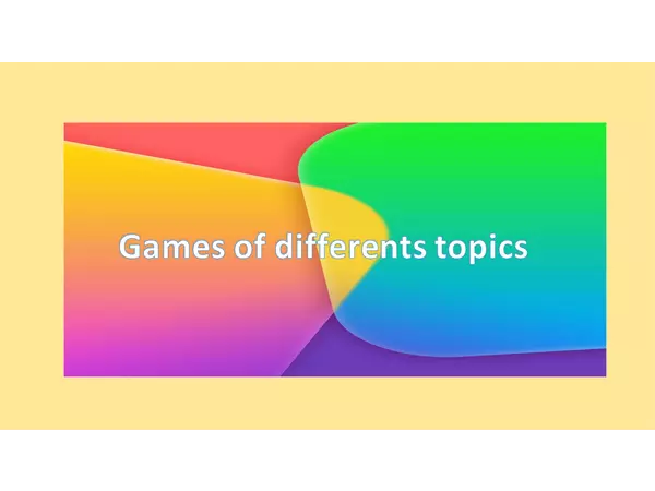 Games of differents topics in teams "