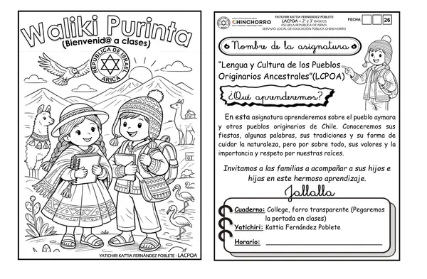 BIENVENIDA asignatura de interculturalidad