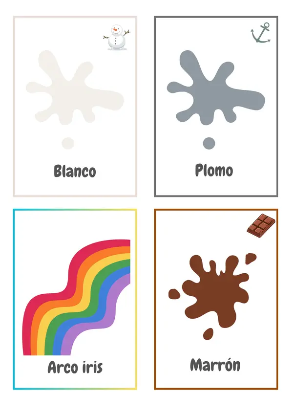 Los colores Flashcards