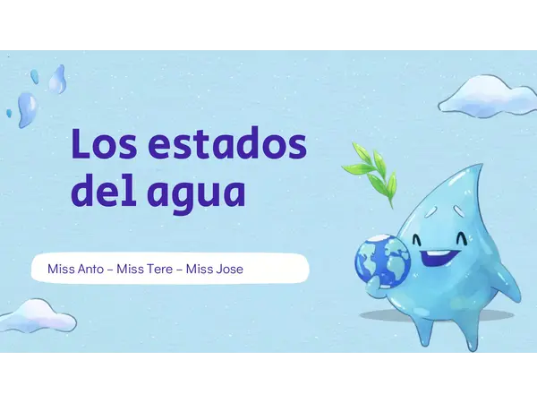 Los estados del agua