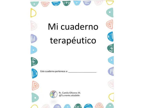 Mi cuaderno Terapéutico 