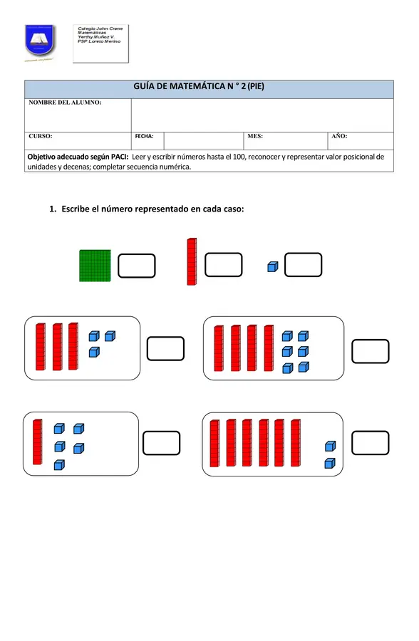 GUÍA DIFERENCIADA DE MATEMÁTICAS 