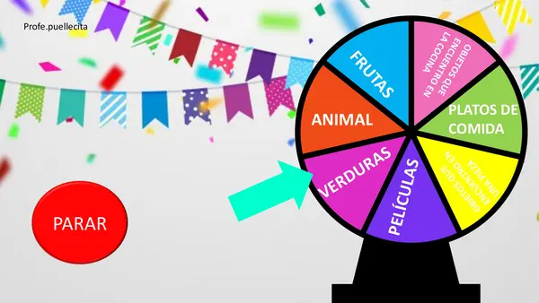 Ruleta editable para tus clases 