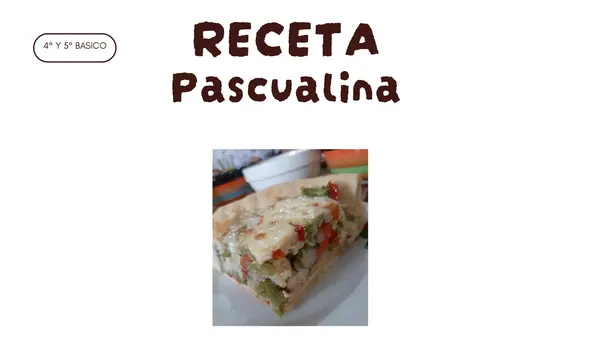 Receta pascualina 