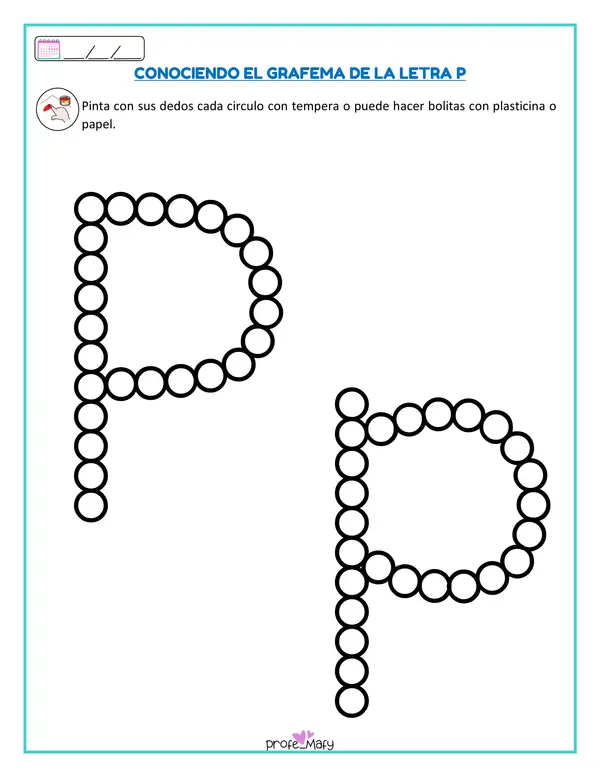 Cuadernillo letra P