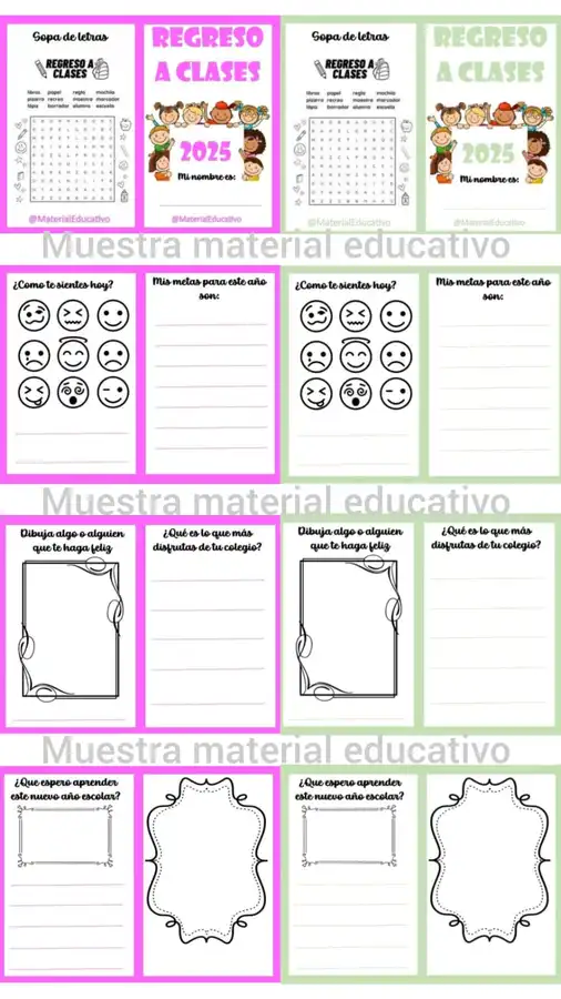 MINILIBROS REGRESO A CLASES 2025- VERSIÓN ESCRITURA