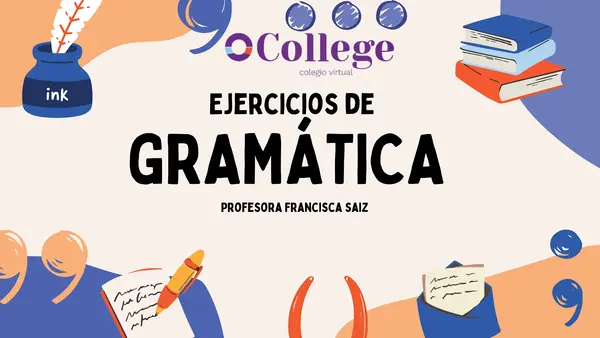 Ejercicios de gramática 