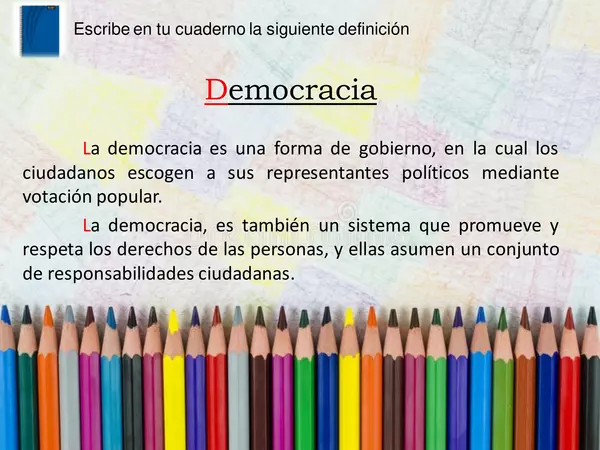 Democracia y participación 