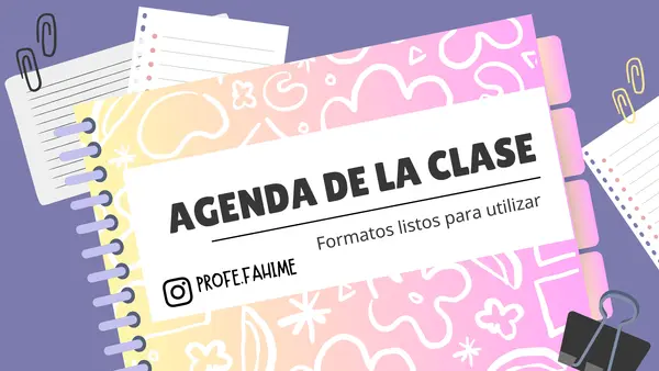 Pack de Agendas Visuales: Neurociencia aplicada al Aula 🧠✨