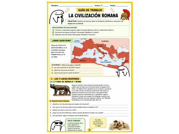 Guía trabajo Roma 