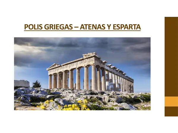 Atenas y Esparta – Historia 3° básico