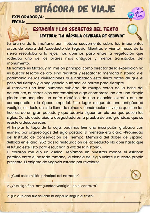 Evaluación Diagnóstica Inicial de 6.° Grado (Incluye versión México y España)