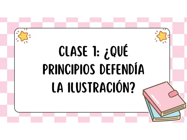8° Ilustración. y sus 5 principios