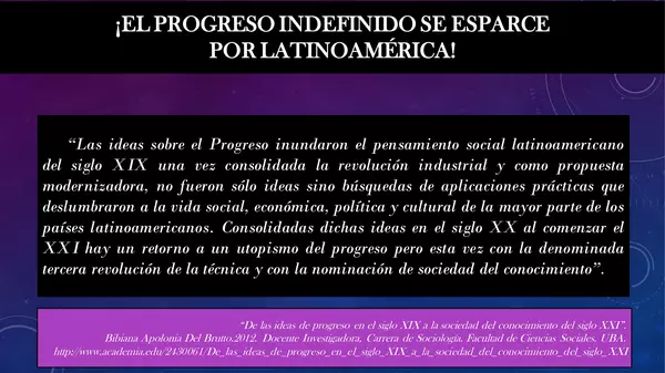 PRESENTACION EL PROGRESO INDEFINIDO, PRIMERO MEDIO, HISTORIA, UNIDAD 2