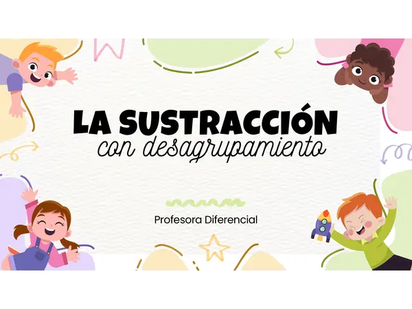 Resta con llevadas paso a paso 