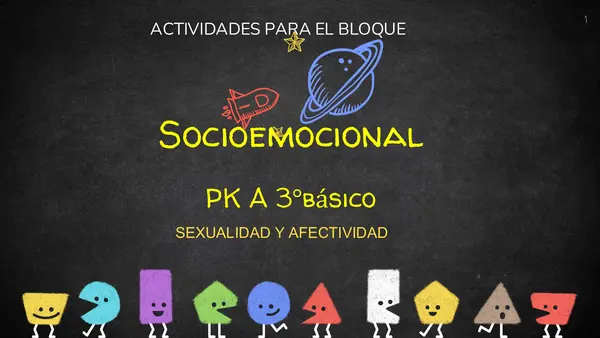 Sexualidad Primero a tercero básico