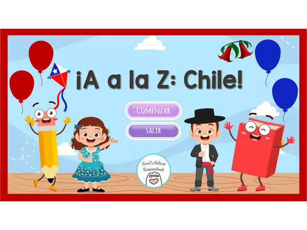 Vocabulario de Chile: De la A a la Z | PowerPoint Interactivo