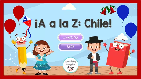 Vocabulario de Chile: De la A a la Z | PowerPoint Interactivo
