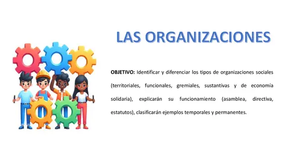 Las Organizaciones Sociales