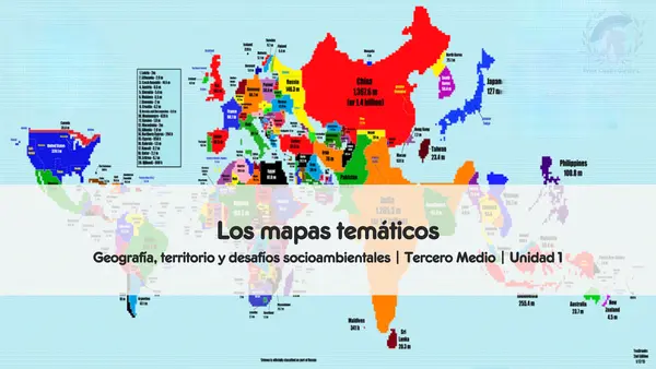 Los mapas temáticos | Geografía, territorio y desafíos socioambientales