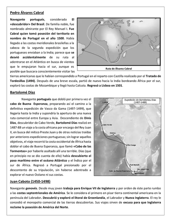 Guía N° 10: “Principales actores de las exploraciones marítimas”
