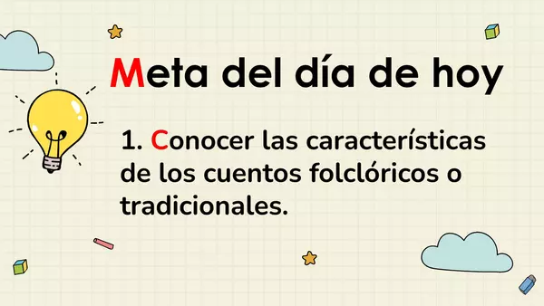 Caracteristicas de los cuentos folclóricos.