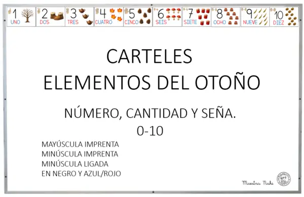 Cartelería Número 0-10 | OTOÑO