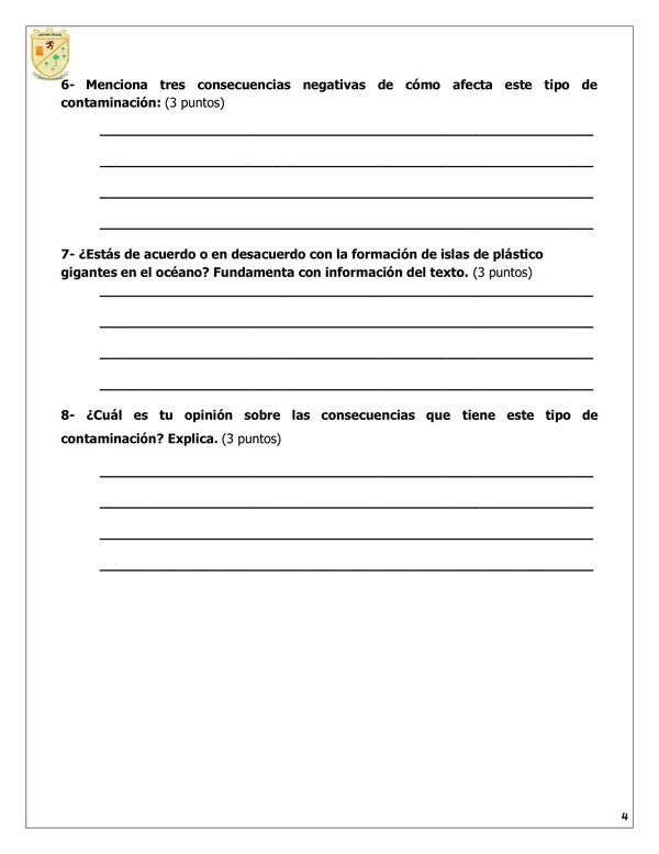 Evaluación de textos informativos 6to básico