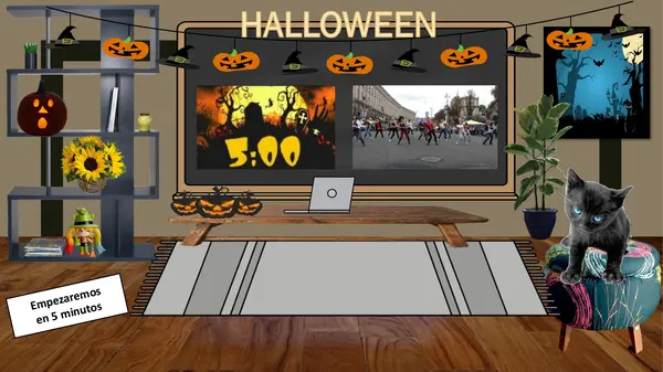 SALA DE ESPERA TEMATICA HALLOWEEN