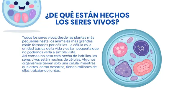 Células y organización de los seres vivos 🧬