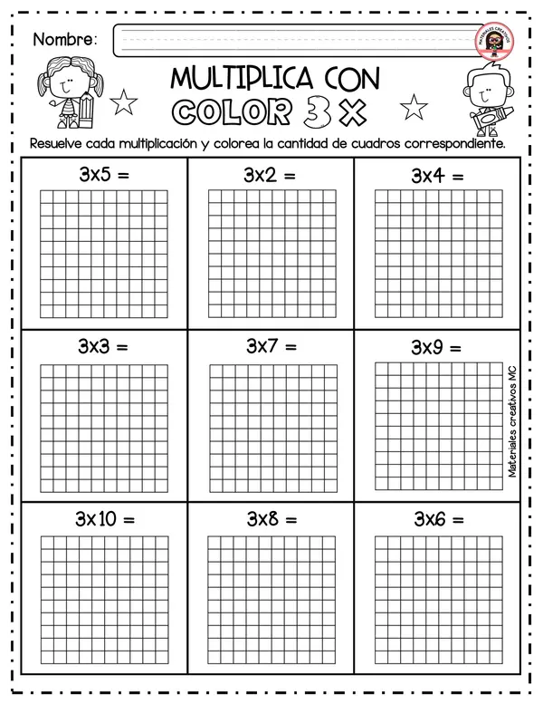 MULTIPLICA CON COLOR X10