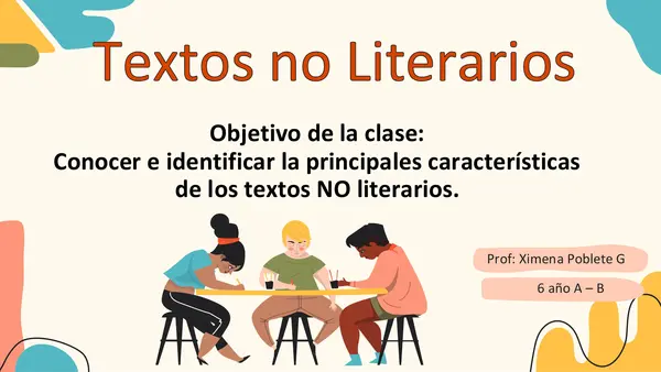 TEXTOS NO LITERARIOS