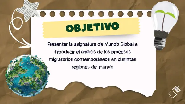 Mundo global: migraciones clase 1 y 2 
