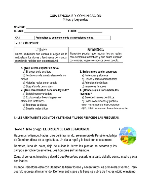 GUIA MITOS Y LEYENDAS
