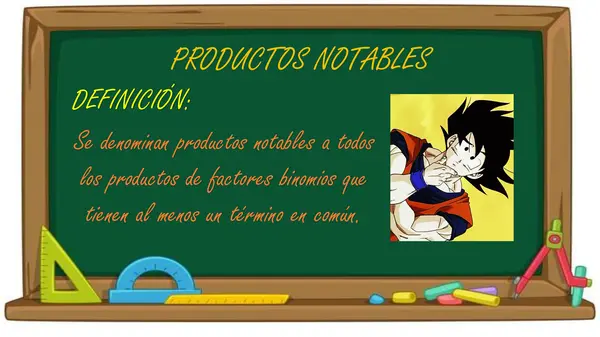 PRODUCTOS NOTABLES 