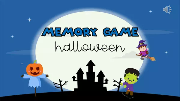 Memory game Halloween