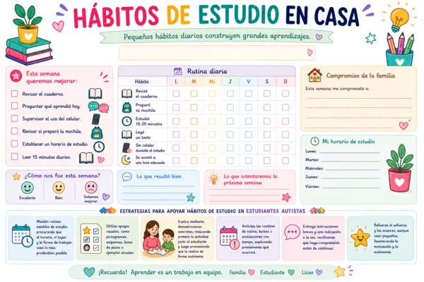 Pequeños hábitos diarios construyen grandes aprendizajes. 