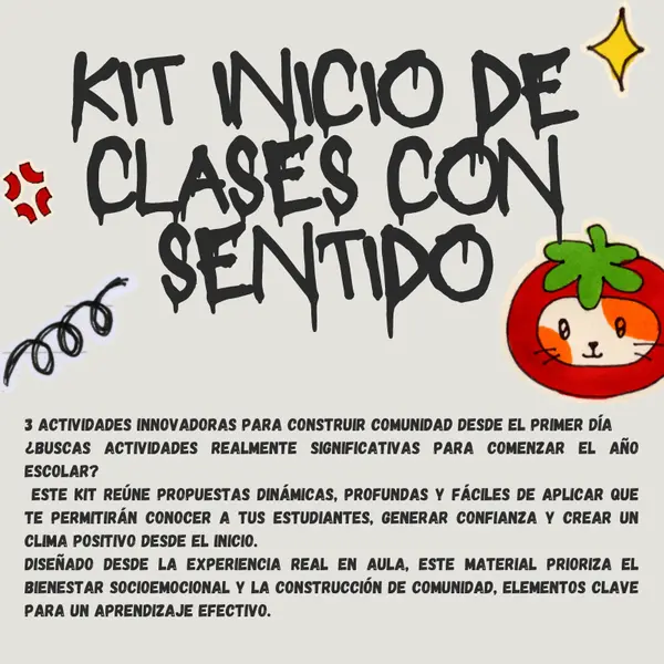 👉 KIT INICIO DE CLASES CON SENTIDO 💛