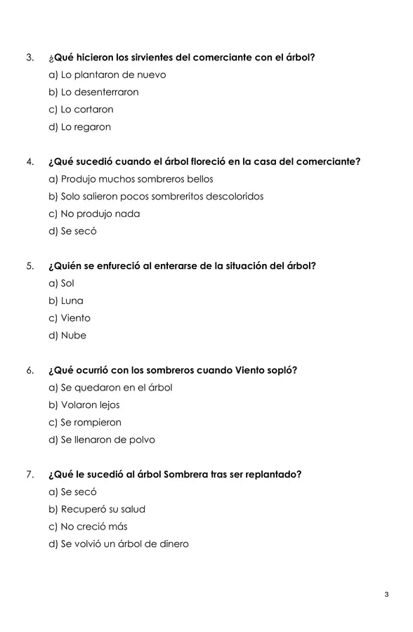 Evaluación Comprensión de lectura
