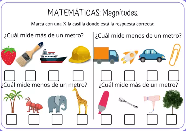 Matemáticas: Magnitudes. (Para 2º de primaria)