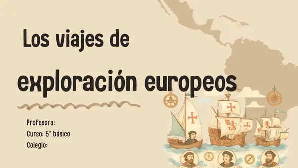 Clase: Viajes de exploración europeos