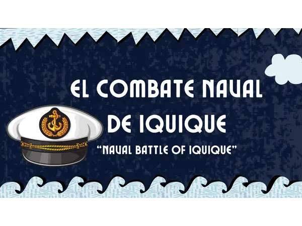 Combate naval de Iquique: versión en inglés