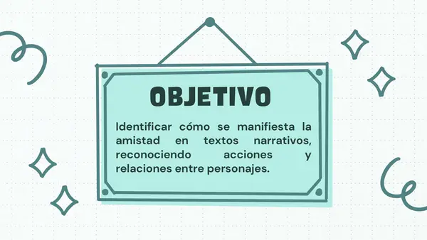 La amistad en textos narrativos