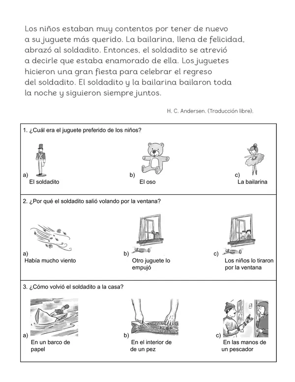 Evaluación comprensión lectora y M L P S